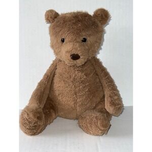 Jellycat Cocoa Bear Brown Textured Plush Stuffed Animal Medium 12"